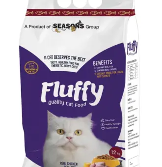 Fluffy Cat Food