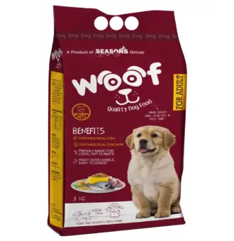 woof adult dog food